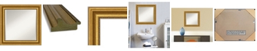 Amanti Art Parlor Gold-tone Framed Bathroom Vanity Wall Mirror, 25.62" x 25.62"